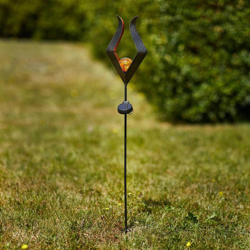 LED-Solar-Erdspießleuchte 48702 mit Glaskugel von EGLO
