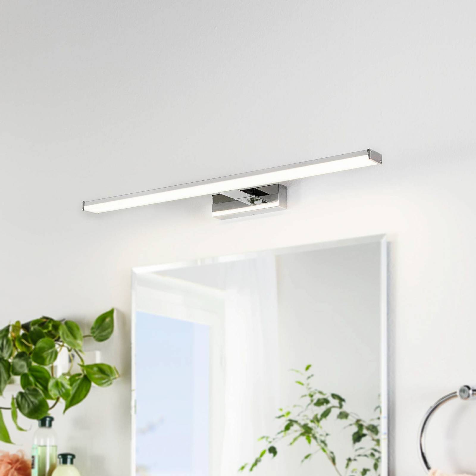 LED-Spiegelleuchte Pandella 1, chrom 4.000 K, 60cm von EGLO