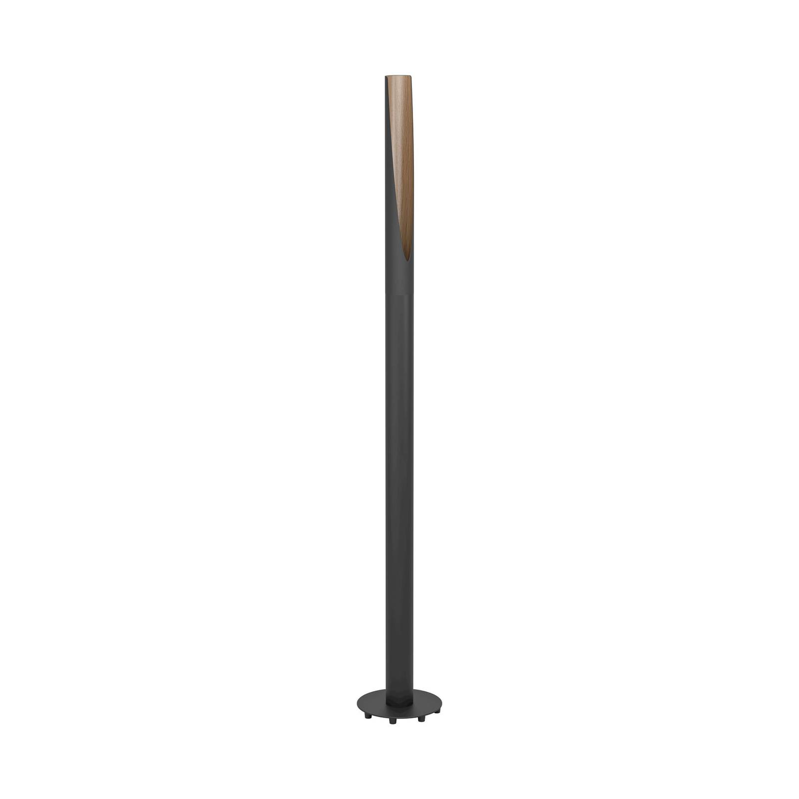 LED-Stehleuchte Barbotto in Schwarz/Eicheoptik LED-Stehleuchte Barbotto in Schwarz/Eicheoptik von EGLO