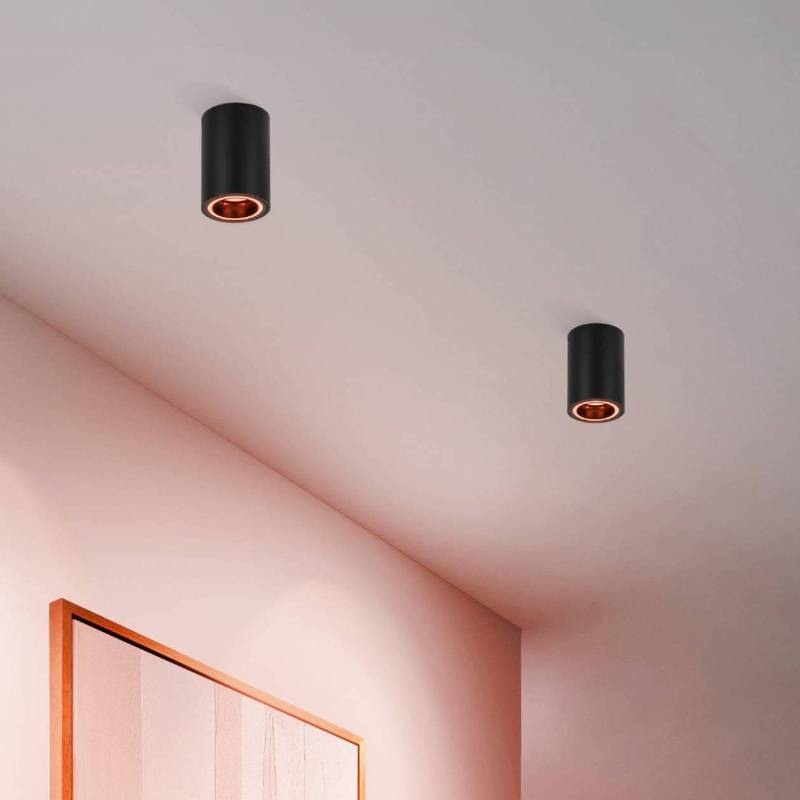 Smart-ZIG-LED-Deckenlampe Carosso-Z, schwarz, CCT, RGB von EGLO