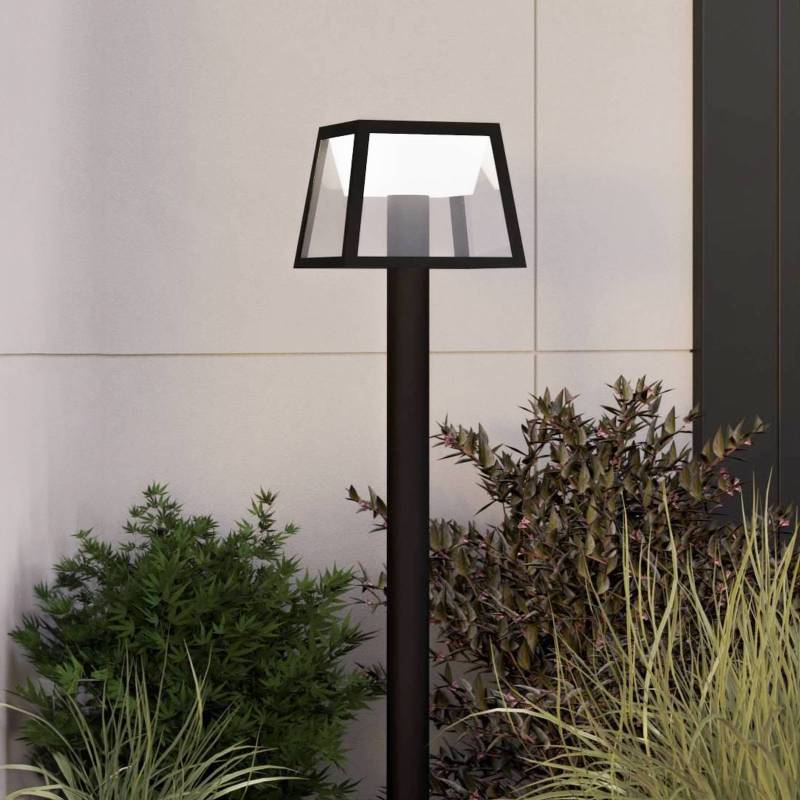Solar-LED-Wegeleuchte Altilia, Höhe 106 cm, schwarz, Sensor von EGLO