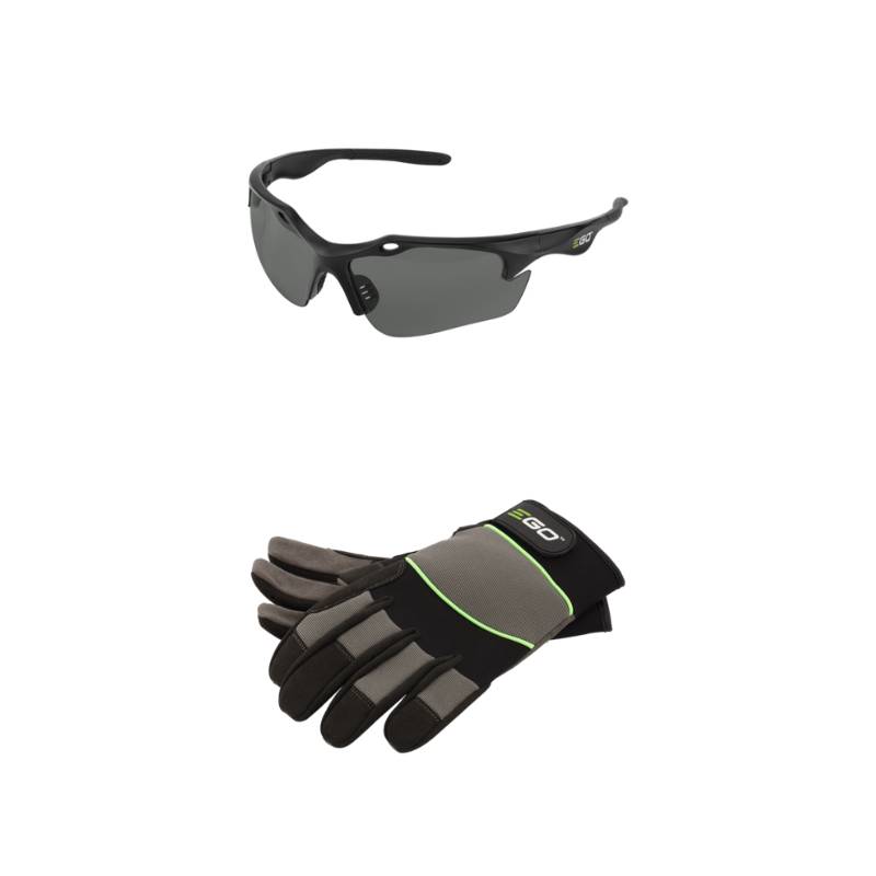 EGO Sicherheitskit GSV021E-XL mit Sicherheitsschutzbrille und Arbeitshandschuhe von EGO
