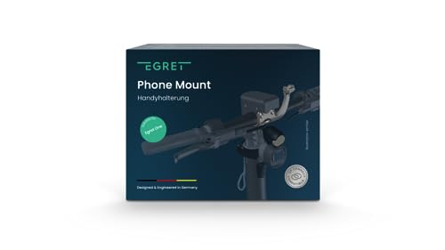 Phone Mount, Handyhalterung exklusiv für Egret E-Scooter One, Lenkerklemme mit Arm, Adapterstück für SP Connect TM (Egret One) von EGRET