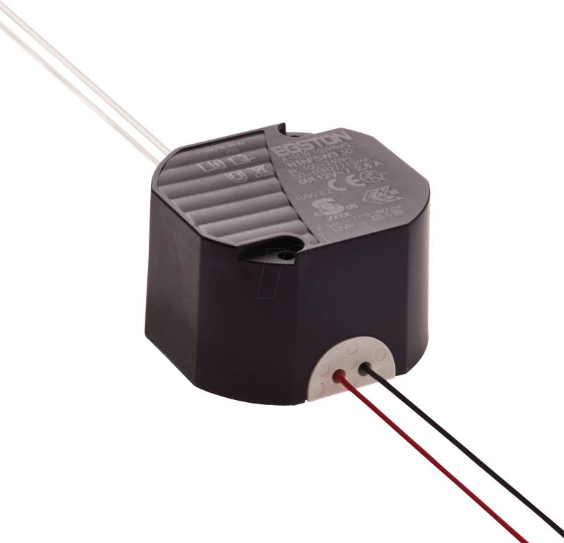 N1H 30-12-2,5KL - Netzteil, Unterputz, 30 W, 12 V/ 2,5 A, Kabelleitung von EGSTON