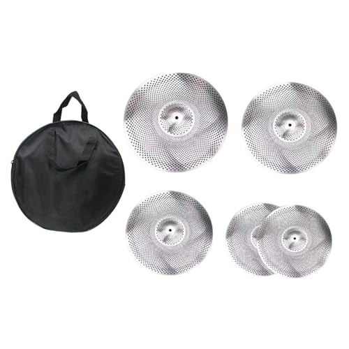EHJRE 5pcs Low Volumen Becken Setzen Eine Gute Klangqualität für Die Drum Set Schlagzeuger Praxis EHJRE 5pcs Low Volumen Becken Setzen Eine Gute Klangqualität für Die Drum Set Schlagzeuger Praxis von EHJRE