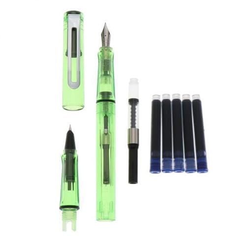EHJRE 5x Harz Kalligraphie Stift Set mit Zwei Off Grün Varianten, 6 Stk. EHJRE 5x Harz Kalligraphie Stift Set mit Zwei Off Grün Varianten, 6 Stk. von EHJRE