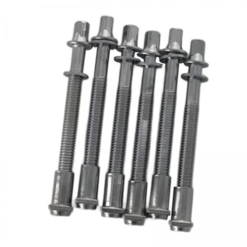 EHJRE 5x6 Stück Spannstangen Schraube Tom Lug Schrauben Hardware mit Radmuttern Trommel Schrauben für Snare Drum DIY Zubehör Teile Ersetzt EHJRE 5x6 Stück Spannstangen Schraube Tom Lug Schrauben Hardware mit Radmuttern Trommel Schrauben für Snare Drum DIY Zubehör Teile Ersetzt von EHJRE