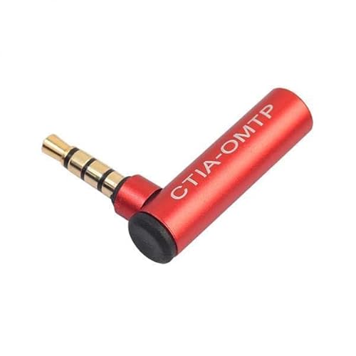 EHJRE Universeller Audio Klinkenkonverter für Kopfhörer Und Mikrofone, Rot, 5 STK. EHJRE Universeller Audio Klinkenkonverter für Kopfhörer Und Mikrofone, Rot, 5 STK. von EHJRE