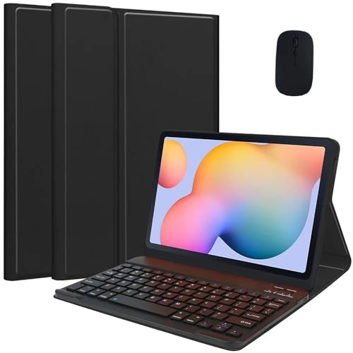 EHLCYS Keyboard Case for Huawei Matepad 11.5-Inch 2023 Tablet, [QWERTZ German] Magnetic Removable Wireless Bluetooth Keyboard Cover and Mouse,Schwarz von EHLCYS