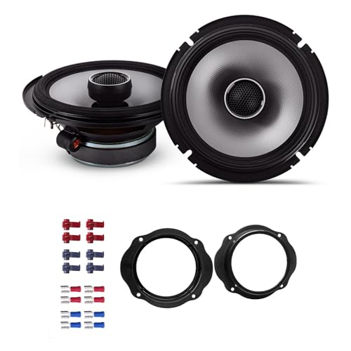 Alpine S2S65 Lautsprecher mit Einbauset passend für Ford Kuga I (DM2) 2008-2012 Türen vorne 480 Watt 165mm 2 Wege Koax von EHO