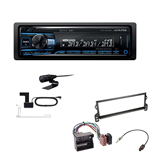 Alpine UTE-204DAB 1 DIN Autoradio DAB+ Bluetooth USB AUX-IN passend für Mini Mini, Mini Cabriolet 2003-2008 schwarz Alpine UTE-204DAB 1 DIN Autoradio DAB+ Bluetooth USB AUX-IN passend für Mini Mini, Mini Cabriolet 2003-2008 schwarz von EHO