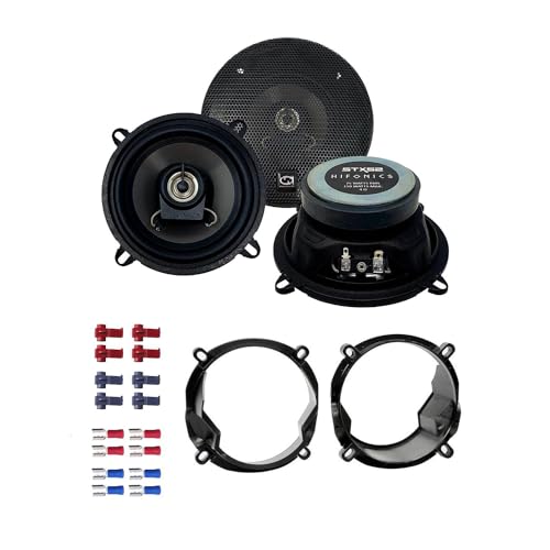 Auto Lautsprecher Boxen 13cm 2 Wege Koax 300 Watt Hifonics STX-52 passend für Volvo V40 1996-2000 Türen Front von EHO