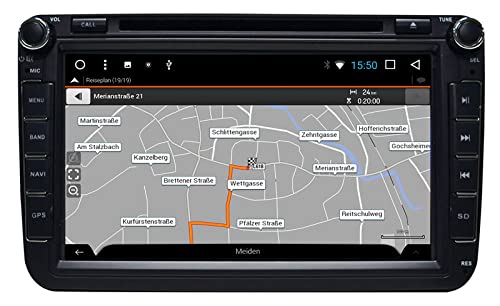 ESX Naviceiver VN815-VO-U1-DAB Autoradio Navigation DAB+ Bluetooth passend für VW Caddy 2003-2015 von EHO