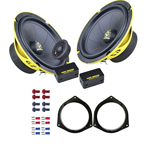 Ground Zero GZIC 165.2SPL Lautsprecher mit Einbauset passend für Hyundai i20 alle Türen vorne/hinten 400 Watt 165mm 2 Wege Kompo-System von EHO