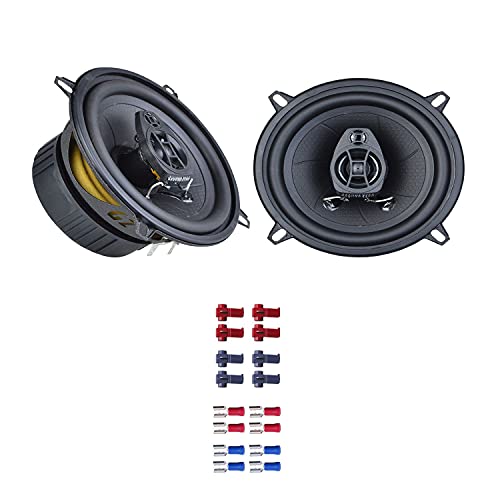 Ground Zero GZIF 5.2 Auto Lautsprecher Boxen 220 Watt 13 cm 2 Wege Koax passend für VW T4 1990-2003 Heckbereich von EHO
