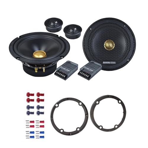 Ground Zero GZRC165.28SE Lautsprecher mit Einbauset passend für Mercedes Sprinter ab 2006 Türen vorne 380 Watt 165mm 2 Wege Kompo von EHO