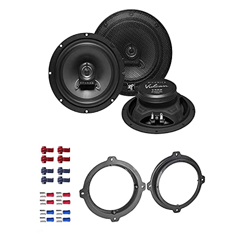 Hifonics VX 62 Lautsprecher mit Einbauset passend für Hyundai ix35 ab 2010 Türen vorne 360 Watt 165mm 2 Wege Koax von EHO