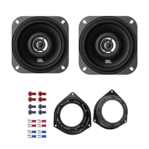 JBL Auto Lautsprecher Boxen Stage1 41F 250 Watt 10 cm 2 Wege Koax passend für Opel Corsa D ab 2006 Türen hinten von EHO