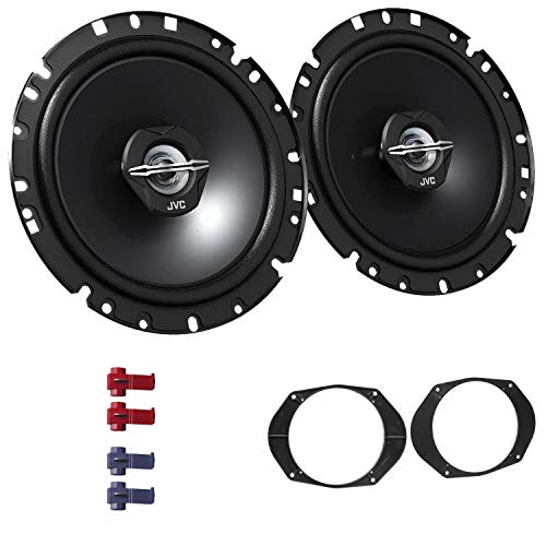 JVC CS-J1720X Lautsprecher mit Einbauset passend für Ford Fusion (JU2) 2002-2012 Türen vorne/hinten 600 W 170mm 2 Wege Koax von EHO