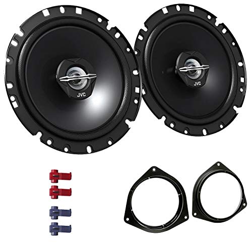 JVC CS-J1720X Lautsprecher mit Einbauset passend für Toyota Corolla E12 2002-2007 Türen vorne 600 W 170mm 2 Wege Koax von EHO