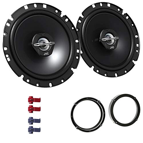 JVC CS-J1720X Lautsprecher mit Einbauset passend für VW Volkswagen Polo 6R 2009-2014 Türen vorne/hinten 600 W 170mm 2 Wege Koax von EHO