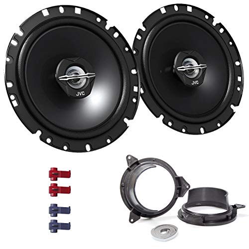 JVC CS-J1720X Lautsprecher mit Einbauset passend für Volvo XC70 2001-2009 Türen hinten 600 W 170mm 2 Wege Koax von EHO