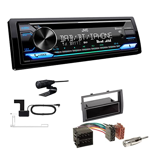 JVC KD-DB922BT 1-DIN Autoradio CD-Receiver Bluetooth DAB+ Digital Radio Einbauset passend für FIAT Ducato 2006-2011 schwarz JVC KD-DB922BT 1-DIN Autoradio CD-Receiver Bluetooth DAB+ Digital Radio Einbauset passend für FIAT Ducato 2006-2011 schwarz von EHO