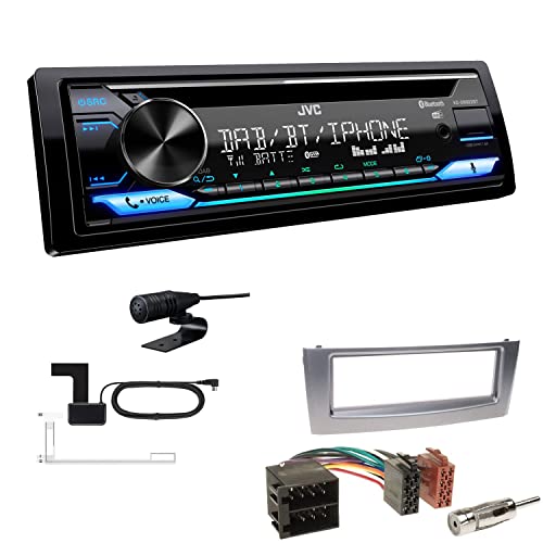 JVC KD-DB922BT 1-DIN Autoradio CD-Receiver Bluetooth DAB+ Digital Radio Einbauset passend für FIAT Grande Punto 2005-2010 anthrazit metallic JVC KD-DB922BT 1-DIN Autoradio CD-Receiver Bluetooth DAB+ Digital Radio Einbauset passend für FIAT Grande Punto 2005-2010 anthrazit metallic von EHO
