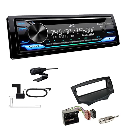 JVC KD-DB922BT 1-DIN Autoradio CD-Receiver Bluetooth DAB+ Digital Radio Einbauset passend für Ford KA ab 2008 schwarz JVC KD-DB922BT 1-DIN Autoradio CD-Receiver Bluetooth DAB+ Digital Radio Einbauset passend für Ford KA ab 2008 schwarz von EHO