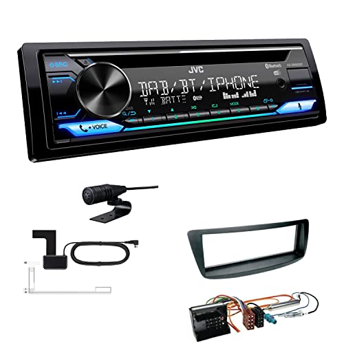 JVC KD-DB922BT 1-DIN Autoradio CD-Receiver Bluetooth DAB+ Digital Radio Einbauset passend für Peugeot 107 2005-2014 schwarz JVC KD-DB922BT 1-DIN Autoradio CD-Receiver Bluetooth DAB+ Digital Radio Einbauset passend für Peugeot 107 2005-2014 schwarz von EHO