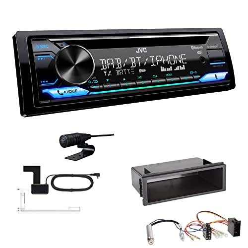 JVC KD-DB922BT 1-DIN Autoradio CD-Receiver Bluetooth DAB+ Digital Radio Einbauset passend für Volkswagen VW Golf IV 1997-2003 schwarz JVC KD-DB922BT 1-DIN Autoradio CD-Receiver Bluetooth DAB+ Digital Radio Einbauset passend für Volkswagen VW Golf IV 1997-2003 schwarz von EHO