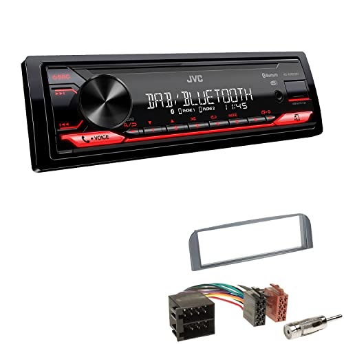 JVC KD-X282DBT 1-DIN Digital Autoradio DAB+ Bluetooth USB Einbauset passend für Alfa Romeo GT 2004-2010 anthrazit JVC KD-X282DBT 1-DIN Digital Autoradio DAB+ Bluetooth USB Einbauset passend für Alfa Romeo GT 2004-2010 anthrazit von EHO