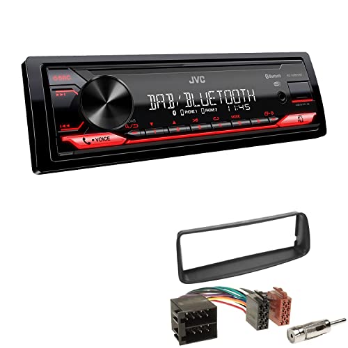 JVC KD-X282DBT 1-DIN Digital Autoradio DAB+ Bluetooth USB Einbauset passend für Peugeot 206 206CC 1998-2007 schwarz JVC KD-X282DBT 1-DIN Digital Autoradio DAB+ Bluetooth USB Einbauset passend für Peugeot 206 206CC 1998-2007 schwarz von EHO