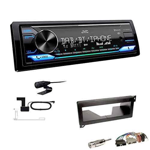 JVC KD-X482DBT 1-DIN Autoradio Media Receiver Digitalradio DAB+ Bluetooth Amazon Alexa USB Einbauset passend für Jeep Grand Cherokee 1993-1998 schwarz JVC KD-X482DBT 1-DIN Autoradio Media Receiver Digitalradio DAB+ Bluetooth Amazon Alexa USB Einbauset passend für Jeep Grand Cherokee 1993-1998 schwarz von EHO