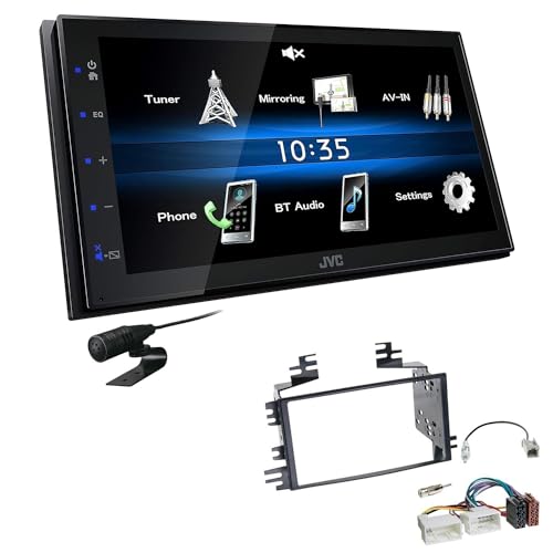 JVC KW-M25BT 2-DIN Autoradio Touchscreen Bluetooth kompatibel mit Android USB Mirroring passend für KIA Sportage 2005-2009 schwarz JVC KW-M25BT 2-DIN Autoradio Touchscreen Bluetooth kompatibel mit Android USB Mirroring passend für KIA Sportage 2005-2009 schwarz von EHO