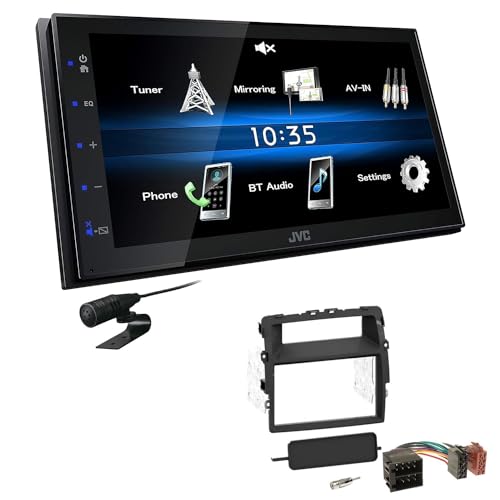 JVC KW-M25BT 2-DIN Autoradio Touchscreen Bluetooth kompatibel mit Android USB Mirroring passend für Renault Trafic II Facelift 2011-2014 schwarz JVC KW-M25BT 2-DIN Autoradio Touchscreen Bluetooth kompatibel mit Android USB Mirroring passend für Renault Trafic II Facelift 2011-2014 schwarz von EHO