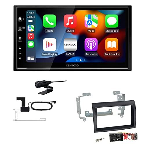 Kenwood DMX7722DABS 2-DIN Autoradio kompatibel mit WiFi Apple CarPlay Android Auto Bluetooth DAB+ USB passend für FIAT Ducato Facelift ab 2014 schwarz von EHO