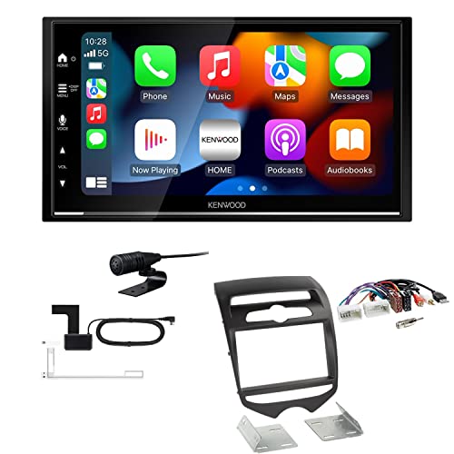 Kenwood DMX7722DABS 2-DIN Autoradio kompatibel mit WiFi Apple CarPlay Android Auto Bluetooth DAB+ USB passend für Hyundai IX20 ab 2010 schwarz matt von EHO