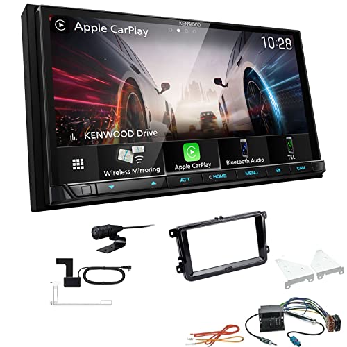Kenwood DMX8021DABS 2-DIN Autoradio kompatibel mit WiFi Apple CarPlay Android Auto Bluetooth DAB+ USB-C passend für Volkswagen VW T5 Transporter 2003-2015 runde Ecken, Piano Black ohne Canbus Kenwood DMX8021DABS 2-DIN Autoradio kompatibel mit WiFi Apple CarPlay Android Auto Bluetooth DAB+ USB-C passend für Volkswagen VW T5 Transporter 2003-2015 runde Ecken, Piano Black ohne Canbus von EHO