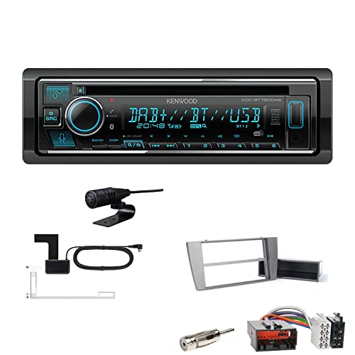Kenwood KDC-BT760DAB 1-DIN Autoradio CD-Tuner mit Bluetooth Digitalradio DAB+ inkl. Einbauset passend für Jaguar S-Type ab 2002 anthrazit Kenwood KDC-BT760DAB 1-DIN Autoradio CD-Tuner mit Bluetooth Digitalradio DAB+ inkl. Einbauset passend für Jaguar S-Type ab 2002 anthrazit von EHO