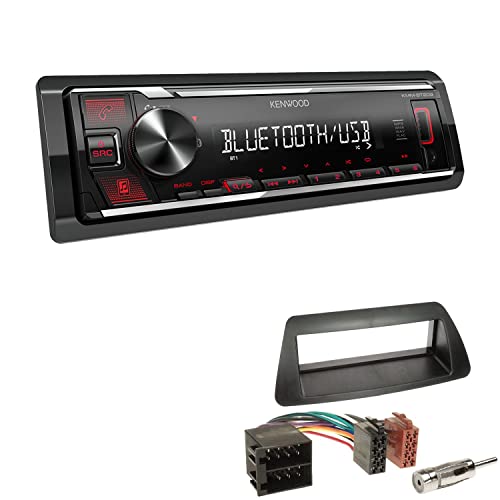 Kenwood KMM-BT209 1-DIN Autoradio Media Receiver Bluetooth USB AUX mit Einbauset passend für FIAT Brava 1995-2001 schwarz Kenwood KMM-BT209 1-DIN Autoradio Media Receiver Bluetooth USB AUX mit Einbauset passend für FIAT Brava 1995-2001 schwarz von EHO