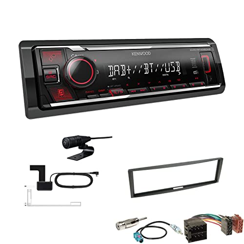 Kenwood KMM-BT408DAB 1-DIN Digital Media Receiver Autoradio DAB+ Bluetooth USB Einbauset passend für Renault Megane II 2003-2009 schwarz Kenwood KMM-BT408DAB 1-DIN Digital Media Receiver Autoradio DAB+ Bluetooth USB Einbauset passend für Renault Megane II 2003-2009 schwarz von EHO