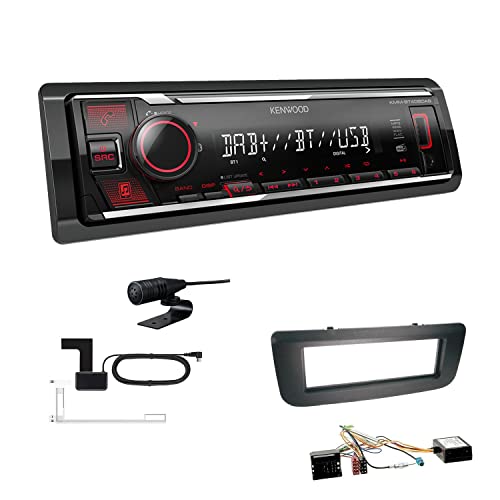 Kenwood KMM-BT408DAB 1-DIN Digital Media Receiver Autoradio DAB+ Bluetooth USB Einbauset passend für Skoda Fabia II 2007-2014 schwarz mit Radiovorbereitung inkl Canbus Kenwood KMM-BT408DAB 1-DIN Digital Media Receiver Autoradio DAB+ Bluetooth USB Einbauset passend für Skoda Fabia II 2007-2014 schwarz mit Radiovorbereitung inkl Canbus von EHO
