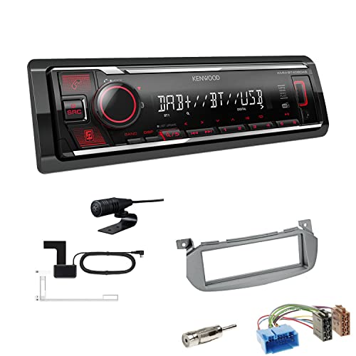 Kenwood KMM-BT408DAB 1-DIN Digital Media Receiver Autoradio DAB+ Bluetooth USB Einbauset passend für Suzuki Alto ab 2009 Silber Kenwood KMM-BT408DAB 1-DIN Digital Media Receiver Autoradio DAB+ Bluetooth USB Einbauset passend für Suzuki Alto ab 2009 Silber von EHO