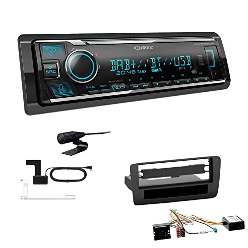 Kenwood KMM-BT508DAB 1-DIN Digital Media Receiver Autoradio DAB+ Bluetooth Amazon Alexa Einbauset kompatibel mit Audi A1 ab 2010 schwarz mit Canbus Kenwood KMM-BT508DAB 1-DIN Digital Media Receiver Autoradio DAB+ Bluetooth Amazon Alexa Einbauset kompatibel mit Audi A1 ab 2010 schwarz mit Canbus von EHO