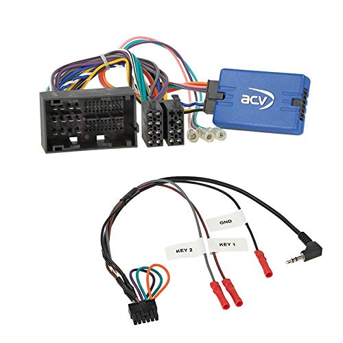 Lenkradfernbedienung Adapter Interface LFB Multi-Anschluss passend für Citroen Jumper Bus 250VP1/P2 / Blue&Me/inkl Relais kompatibel mit verschiedenen Autoradios von EHO
