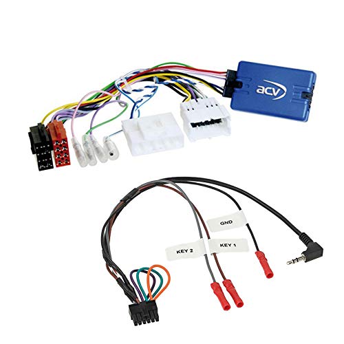 Lenkradfernbedienung Adapter Interface LFB Multi-Anschluss passend für Renault Megane III ab 2012 kompatibel mit verschiedenen Autoradios von EHO