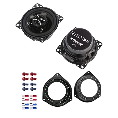 Phonocar Auto Lautsprecher Boxen 2041 140 Watt 10 cm 2 Wege Koax passend für Opel Astra H 2004-2010 Türen hinten von EHO