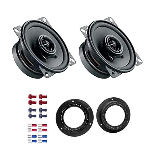 Phonocar Auto Lautsprecher Boxen 66020 120 Watt 10 cm 2 Wege Koax passend für Mercedes A-Klasse W169 2004-2012 Türen hinten von EHO