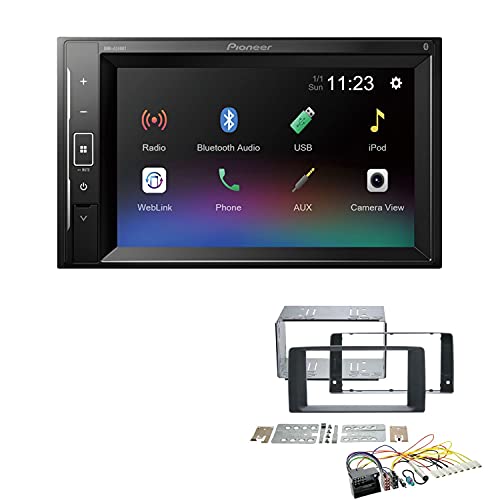 Pioneer DMH-A240BT 2-DIN Autoradio Bluetooth USB passend für Man TGX ab 2007 schwarz von EHO